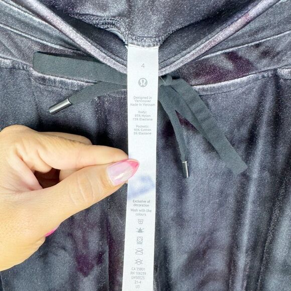 LULULEMON | Ready to Crush Full Length Velour Jogger Pants Women’s Size 4 - Picture 9 of 14